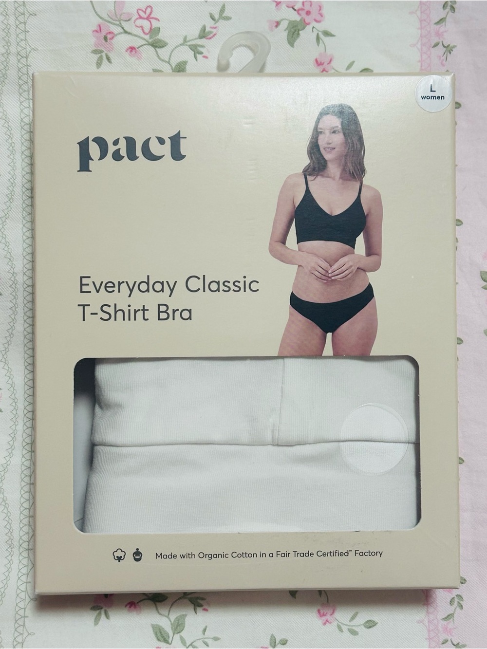 Pact Everyday Classic T-Shirt Bra - White